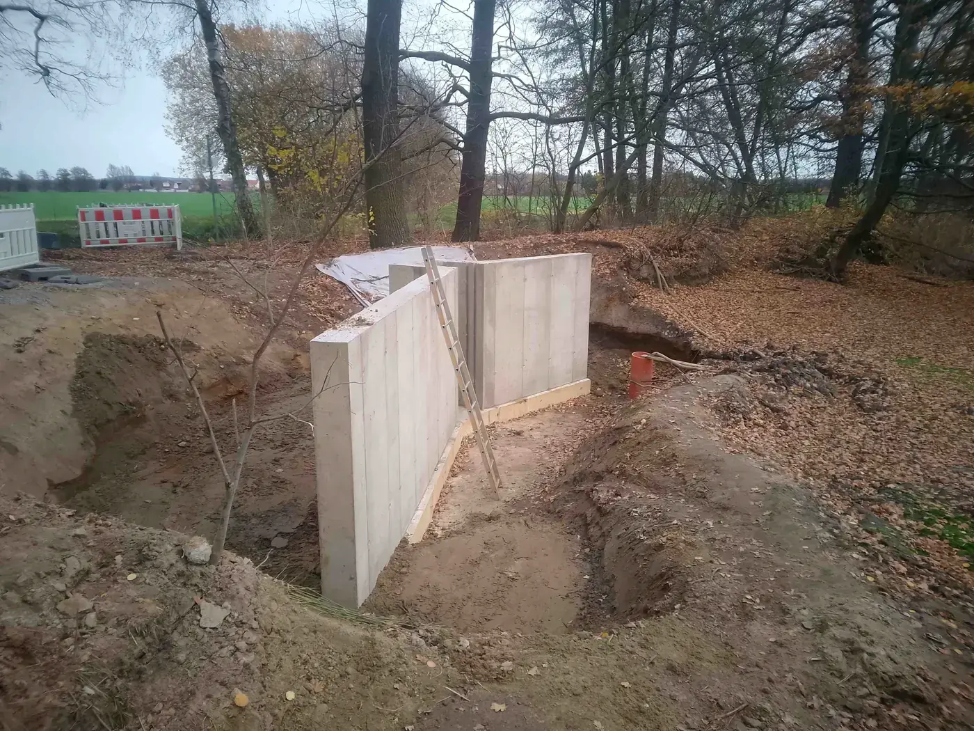 Guttau, WildNaTour - Ersatzneubau Ablaufbauwerk am Kuhteich